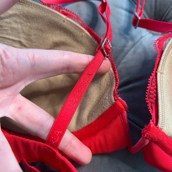 Luxury red lingerie set La Perla - Picture 9 of 16